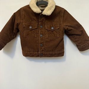Sherpa-Lined Corduroy Jacket